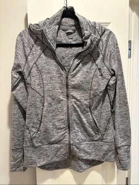 Eddie Bauer Heather Gray Women’s Zip Jacket